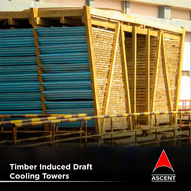 Timber Induced Draft Cooling Towers