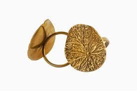 Water Lily Design Napkin RIng