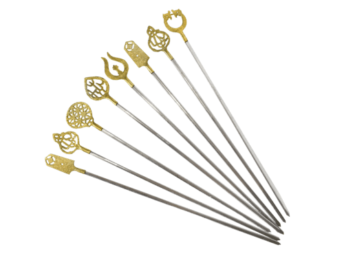 Brass handle Skewer