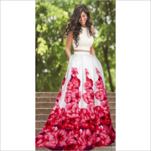 Ladies Printed Gown