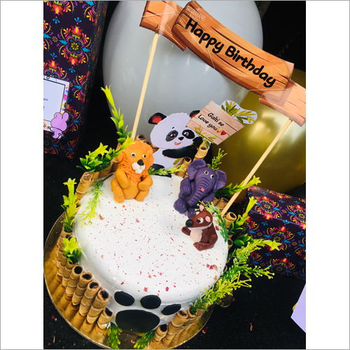 Vanilla Kids Birthday Cake