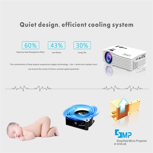 T38 Mini Projector HD Portable LED Projector Home Theater