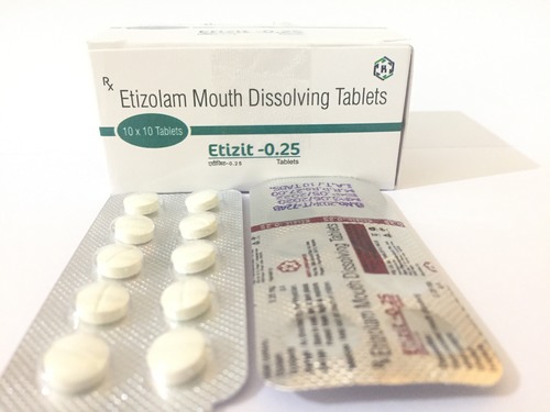 ETIZOLAM 0.25 MOUTH DISSOLVING TABLETS