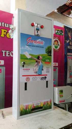 Grey Automatic Sanitary Napkin Vending Machine / Mask Vending Machine