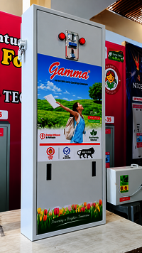 Commercial Automatic Sanitary Napkin Vending Machine - Color: Grey