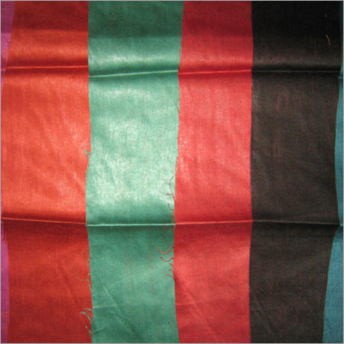 Stripe Art Silk (Chanderi) Fabrics