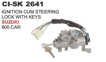 Ignition Cum Steering Lock With Keys Suzuki Car