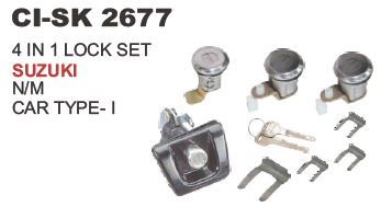 4 in 1 Lock set Suzuki