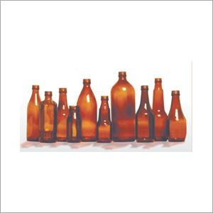 AMBER GLASS BOTTLES