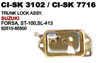 Trunk Lock Assembly - Durable Steel Design For Suzuki Forsa | 4 Wheeler Vehicle Type, Warranty Included