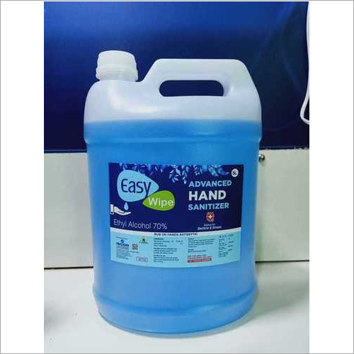 Hand Sanitizer Liquid 5Lts Ingredients: Ethly Alcohol 70%