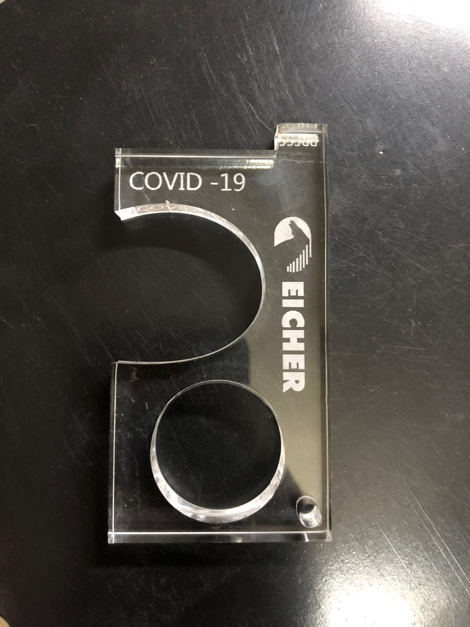 Covid keychain