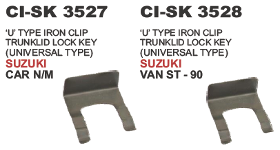 U Type Iron Clip Trunlid Lock Key By CI CAR INTERNATIONAL PVT. LTD.