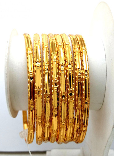 Gold Plated Shagun Bangle