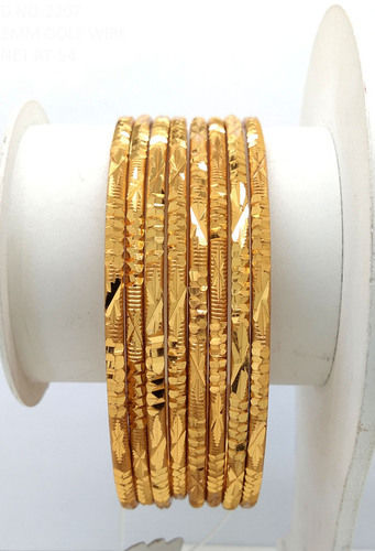 Gold Plated Shagun Bangle