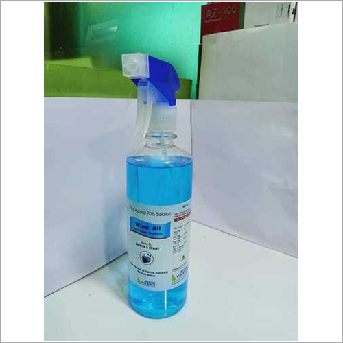 Hand Sanitizer 500 Ml Spray Bottle Ingredients: Ethly Alcohol 70%
