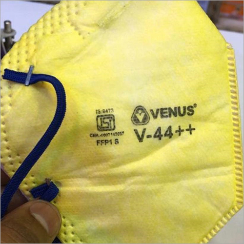 Venus V 44 Safety Mask - Non-Woven Fabric Standard Size Unisex | Useful for Hospitals Clinics Household and Protection from Germs