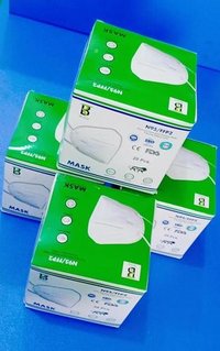 Ffp2 Face Mask - 6 Layered, 99% Filtration Efficiency | White, Pp Spunbond & Meltblown, En Certified, Ideal For Respiratory Protection