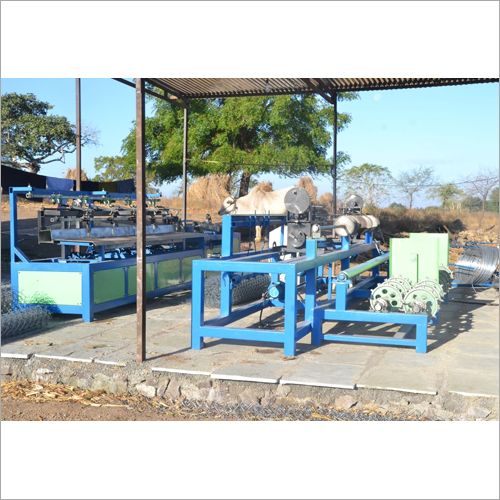 SS Chain Link Fencing Machine