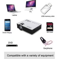 Clearness Uc40 800Lm 800 X 480 Pixels Simplified Micro Projector Free Exchange From 16 : 9 To 4 : 3.
