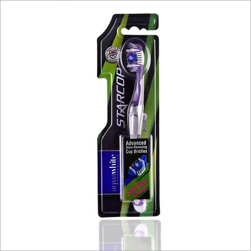 White Aquawhite Starcop Toothbrush