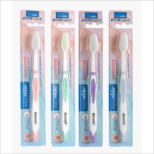 White Aquawhite Sensitive Toothbrush