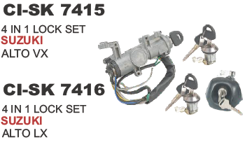 4 in 1 Lock set  Suzuki Alto