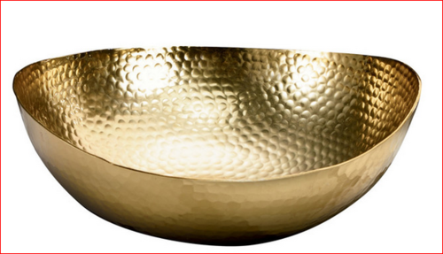 Hammered Brass Bowl