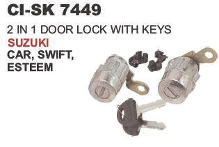 2 in 1 Door Lock with Keys Suzuki Car Swift Esteem