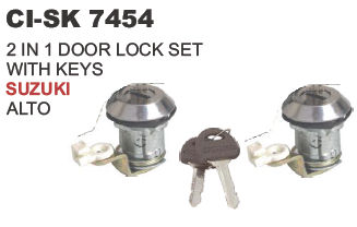 2 In 1 Door Lock Set  With Keys Suzuki Alto Vehicle Type: 4 Wheeler