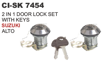 2 in 1 Door Lock set  With Keys Suzuki Alto