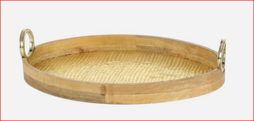 Oval Brass Serving Tray