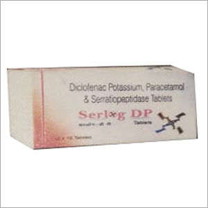 Diclofenac Potassium Paracetamol and Serratiopeptidase Tablets