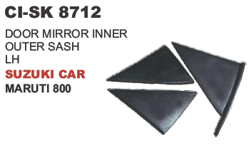 Door Mirror Inner Outer Sash Suzuki Car Maruti800 LH