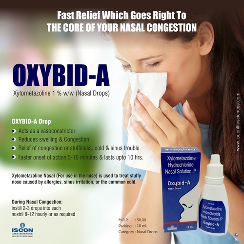 OXYBID-A (Nasal Drops By ISCON LIFE SCIENCES