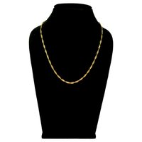 18 Inches simple design gold chain