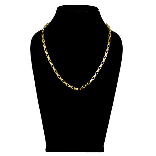 18 Inches Gold Plated Thick Chain Gender: Women