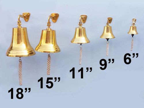 Brass Bell in all Sizes By KAZMI EMPORIUM