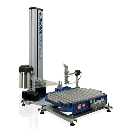 Automatic Stretch Wrapping Machine With Rotating Table