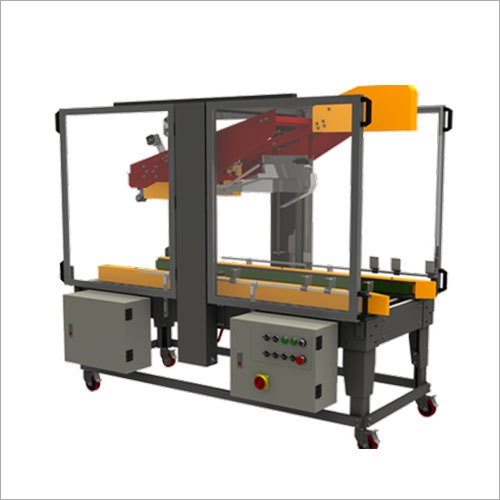 Automatic Taping Machine With Flap Folder