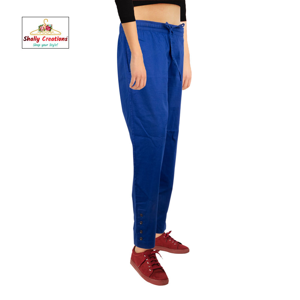 Ladies Stretch Cotton Pant (Full Elastic)