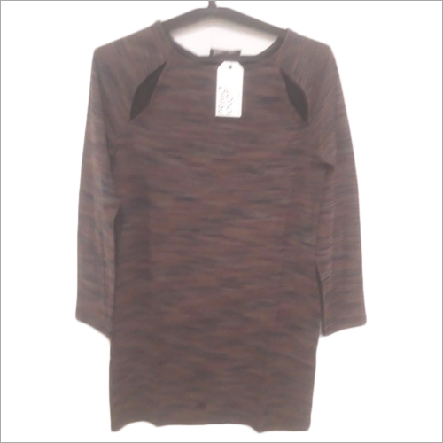 Ladies Fancy Top - Cotton, Sizes S-L-XL, Plain Brown | Quick Dry, Washable, 3/4th Sleeve, Ideal for Ethnic Wear, Partywear, Weddings
