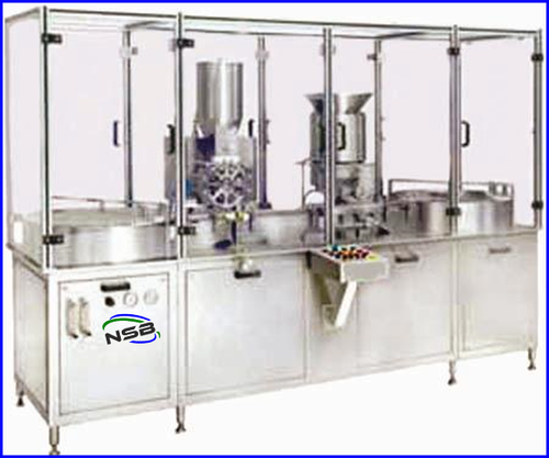 Powder Filling Rubber Stoppering and Sealing Machine