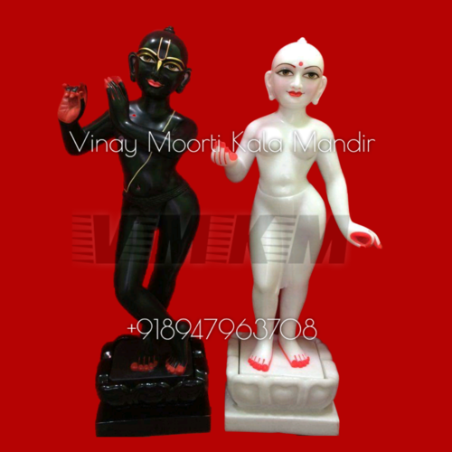 Black Marble Iskcon Radha Krishna