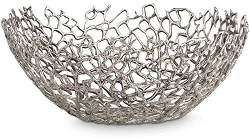 Aluminum Bowl with Nickel Finish By KAZMI EMPORIUM