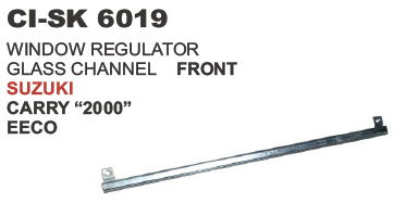 Window Regulator Glass Channel Front Suzuki  Carry, EEco