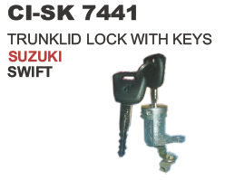 Trunklid Lock with Keys Suzuki Swift