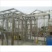 Gi Pipe Structure - Zinc Coated Metal, Custom Design & Size | Corrosion Resistant, Abrasion Resistant, Impact Resistant