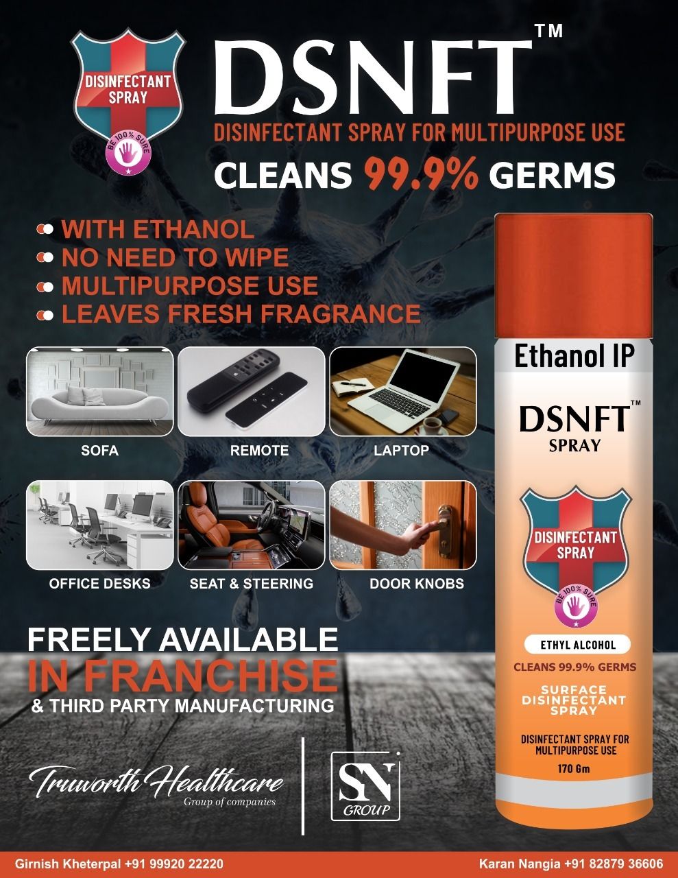 Dsnft Disinfectant Spray