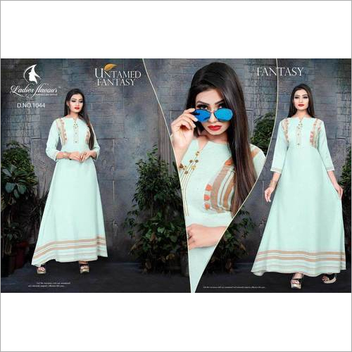 Spring Festival Ladies Flavour Round Kurti Manufacturer